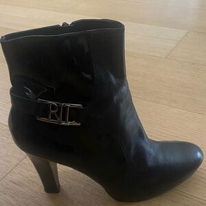 Ralph Lauren Black Ankle Boots